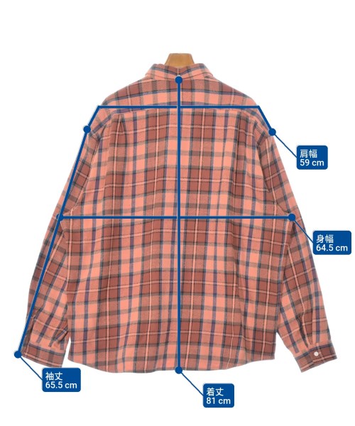 Supreme（シュプリーム）カジュアルシャツ オレンジ サイズ:XL メンズ/2200670070077