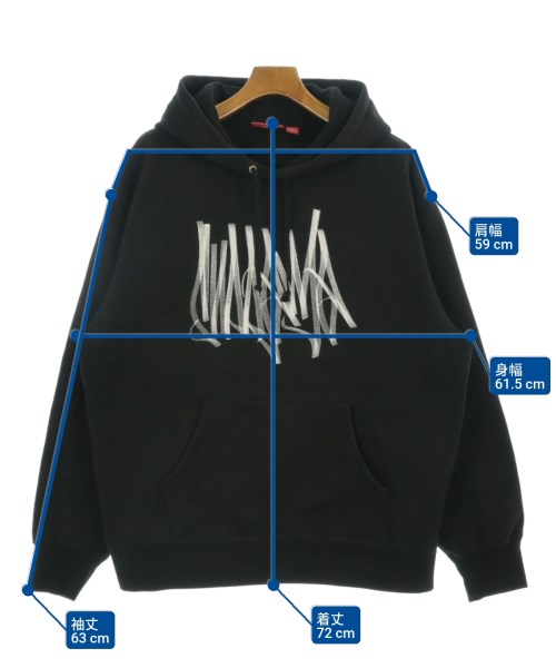 Supreme（シュプリーム）パーカー 黒 サイズ:L メンズ/2200670562022