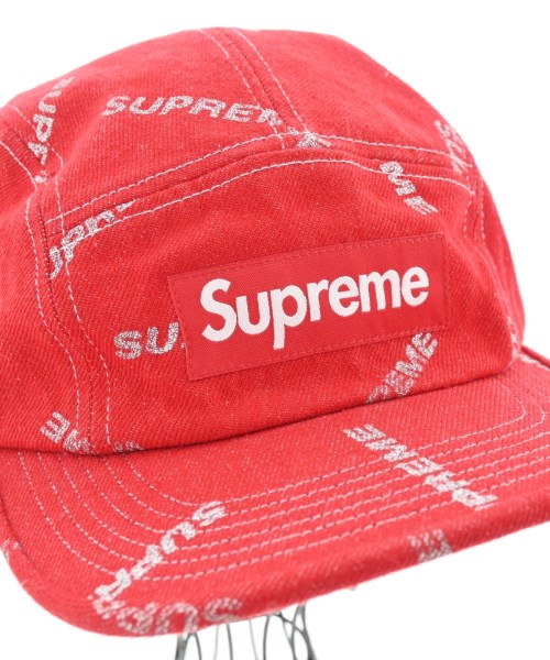 Supreme（シュプリーム）キャップ 赤 サイズ:- メンズ/2200670752171