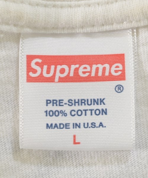 Supreme（シュプリーム）Tシャツ・カットソー 白 サイズ:L メンズ/2200670832057