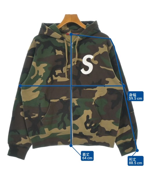 Supreme（シュプリーム）パーカー 茶 サイズ:M メンズ/2200729271035