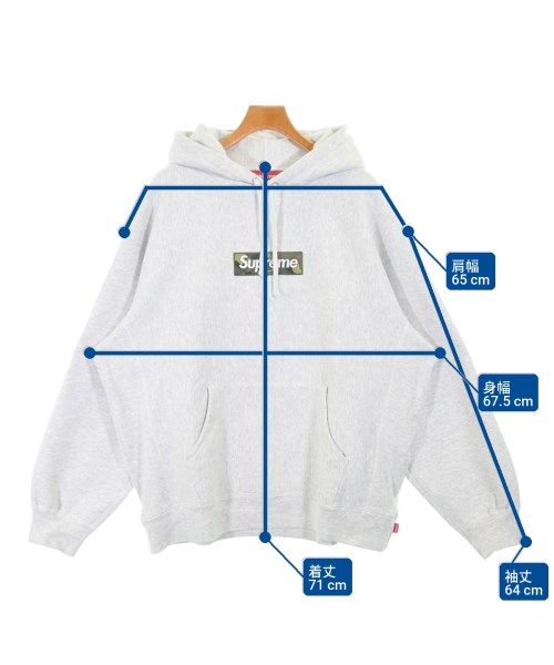 Supreme（シュプリーム）パーカー グレー サイズ:XL メンズ/2200729748018