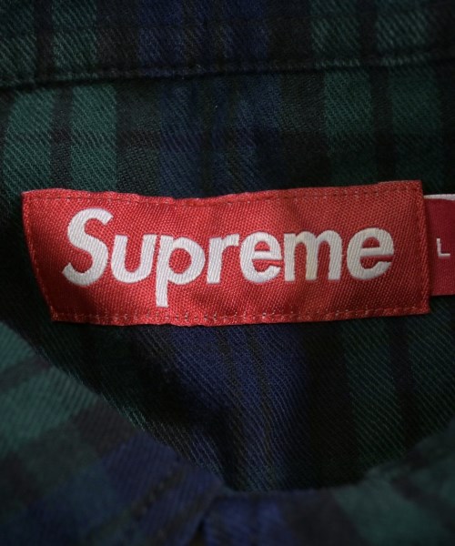 Supreme（シュプリーム）カジュアルシャツ 紺 サイズ:L メンズ/2200730279037