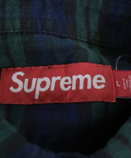 Supreme（シュプリーム）カジュアルシャツ 紺 サイズ:L メンズ/2200730279044