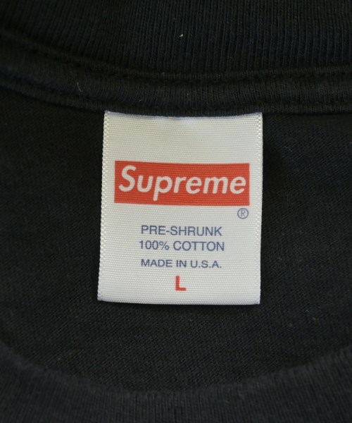 Supreme（シュプリーム）Tシャツ・カットソー 黒 サイズ:L メンズ/2200730678106