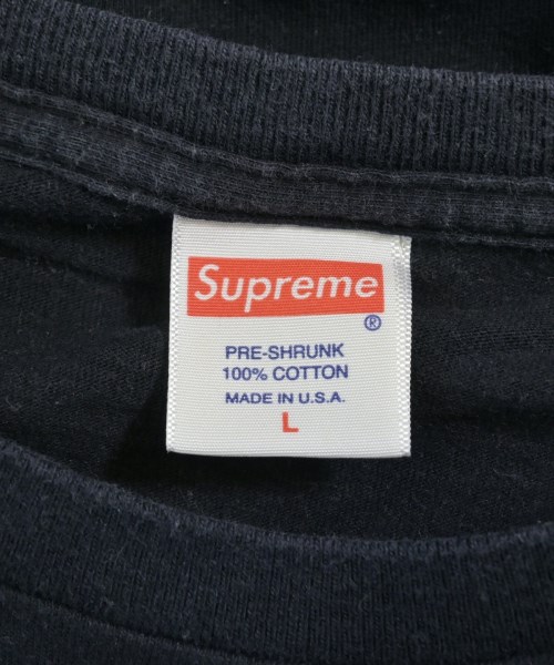 Supreme（シュプリーム）Tシャツ・カットソー 黒 サイズ:L メンズ/2200731057122