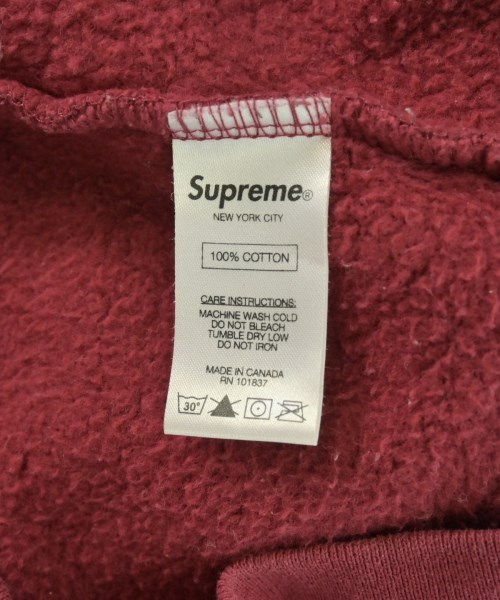 Supreme（シュプリーム）パーカー 赤 サイズ:M メンズ/2200731106042