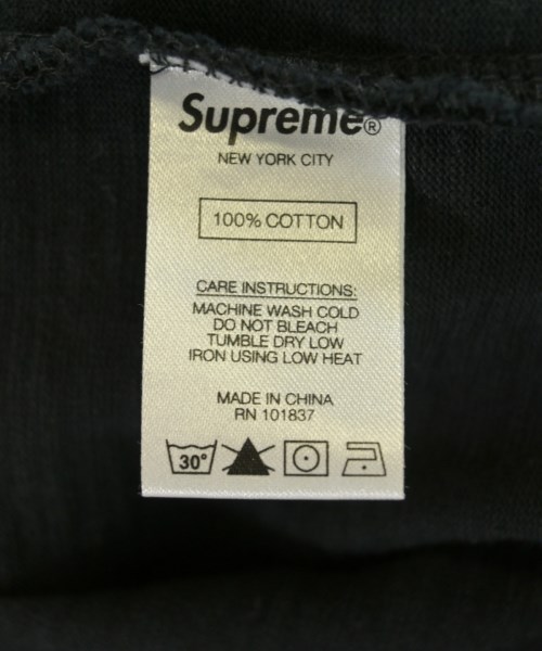 Supreme（シュプリーム）Tシャツ・カットソー 黒 サイズ:L メンズ/2200731189038