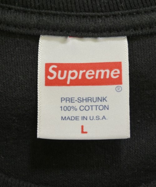 Supreme（シュプリーム）Tシャツ・カットソー 黒 サイズ:L メンズ/2200731189083