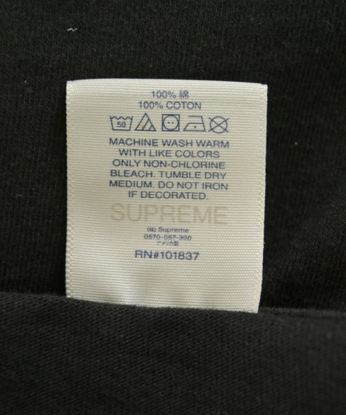 Supreme（シュプリーム）Tシャツ・カットソー 黒 サイズ:L メンズ/2200731189083