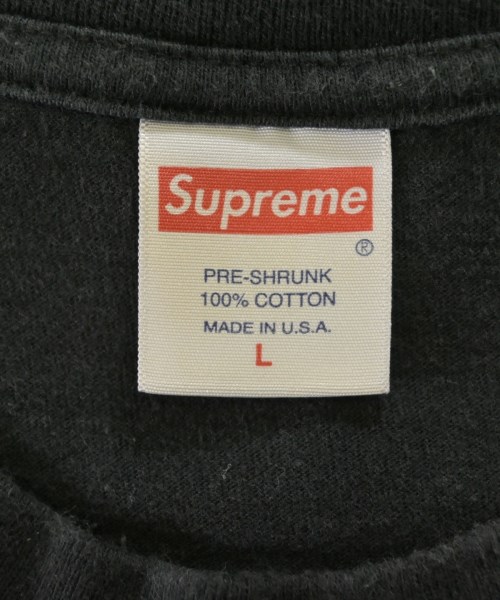 Supreme（シュプリーム）Tシャツ・カットソー 黒 サイズ:L メンズ/2200731189090
