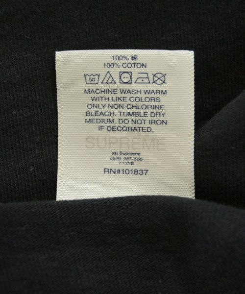 Supreme（シュプリーム）Tシャツ・カットソー 黒 サイズ:L メンズ/2200731189106
