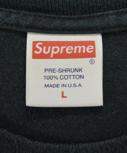 Supreme（シュプリーム）Tシャツ・カットソー 黒 サイズ:L メンズ/2200731189113