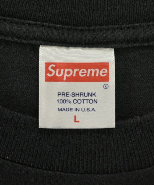 Supreme（シュプリーム）Tシャツ・カットソー 黒 サイズ:L メンズ/2200731189120