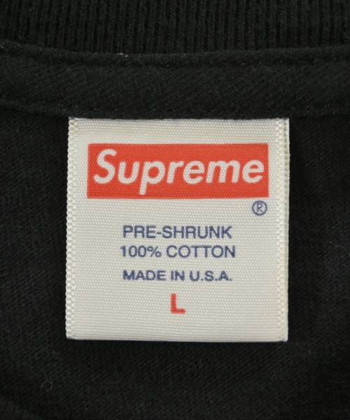 Supreme（シュプリーム）Tシャツ・カットソー 黒 サイズ:L メンズ/2200731189137