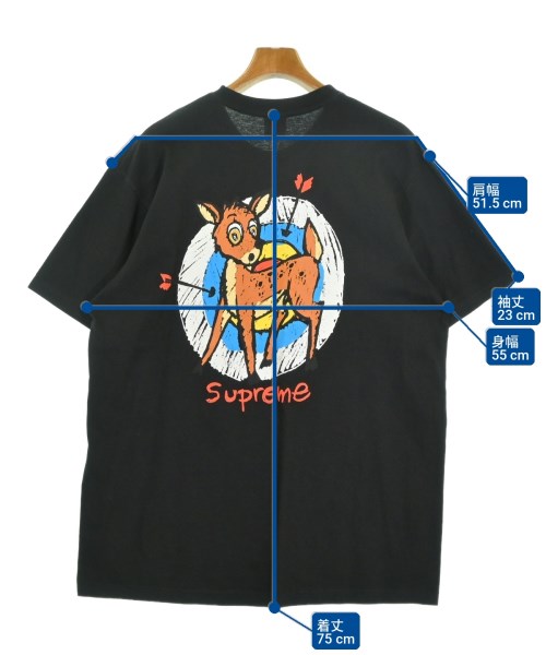 Supreme（シュプリーム）Tシャツ・カットソー 黒 サイズ:L メンズ/2200731189137