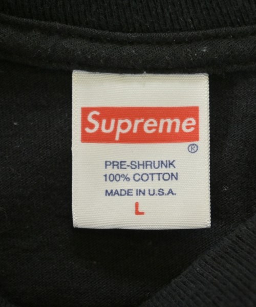 Supreme（シュプリーム）Tシャツ・カットソー 黒 サイズ:L メンズ/2200731189144