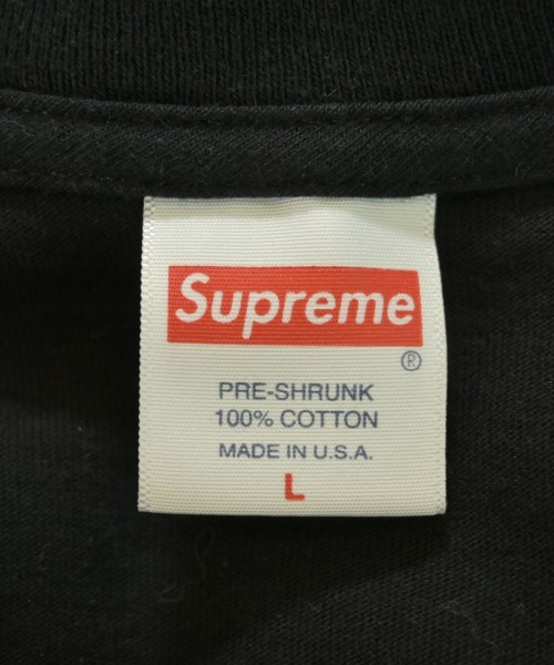 Supreme（シュプリーム）Tシャツ・カットソー 黒 サイズ:L メンズ/2200731189168