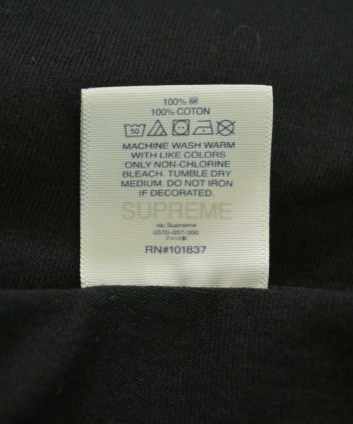 Supreme（シュプリーム）Tシャツ・カットソー 黒 サイズ:L メンズ/2200731189168