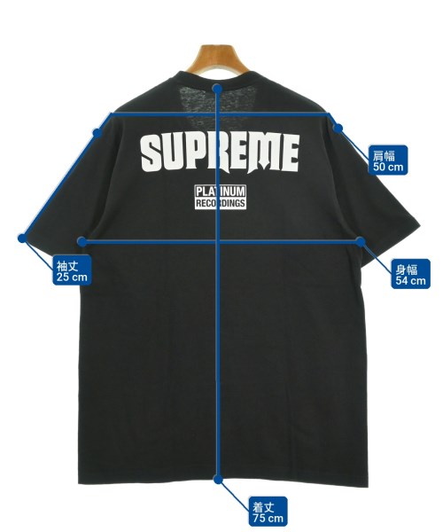 Supreme（シュプリーム）Tシャツ・カットソー 黒 サイズ:L メンズ/2200731189168