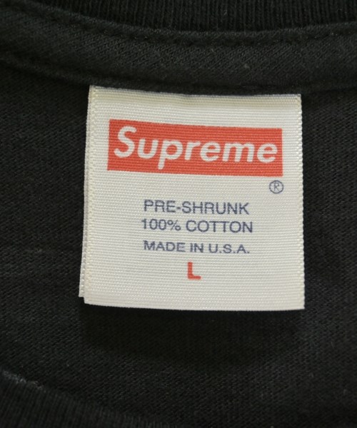 Supreme（シュプリーム）Tシャツ・カットソー 黒 サイズ:L メンズ/2200731189182