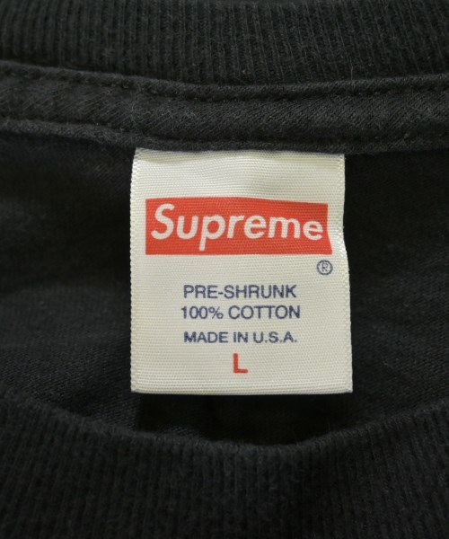 Supreme（シュプリーム）Tシャツ・カットソー 黒 サイズ:L メンズ/2200731189199
