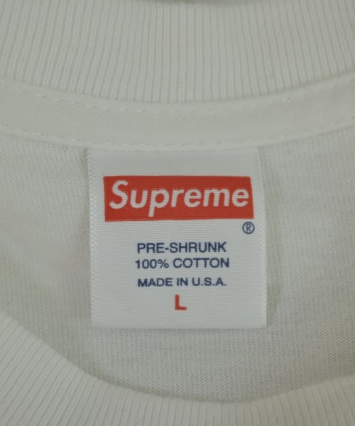 Supreme（シュプリーム）Tシャツ・カットソー 白 サイズ:L メンズ/2200731361014