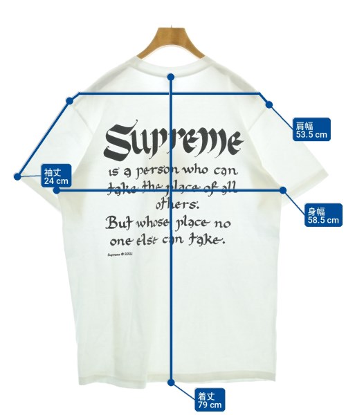 Supreme（シュプリーム）Tシャツ・カットソー 白 サイズ:L メンズ/2200731361014