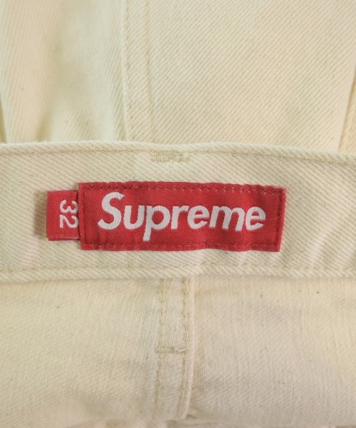 Supreme（シュプリーム）デニムパンツ 白 サイズ:32(L位) メンズ/2200731952052
