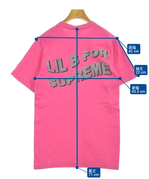 Supreme（シュプリーム）Tシャツ・カットソー ピンク サイズ:S メンズ