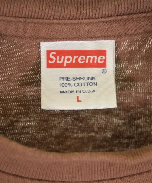 Supreme（シュプリーム）Tシャツ・カットソー 茶 サイズ:L メンズ/2200732932121