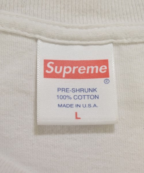 Supreme（シュプリーム）Tシャツ・カットソー 白 サイズ:L メンズ/2200733300011