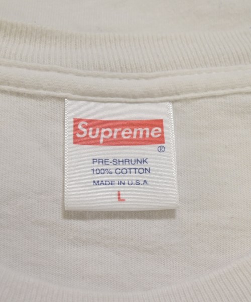 Supreme（シュプリーム）Tシャツ・カットソー 白 サイズ:L メンズ/2200733300028