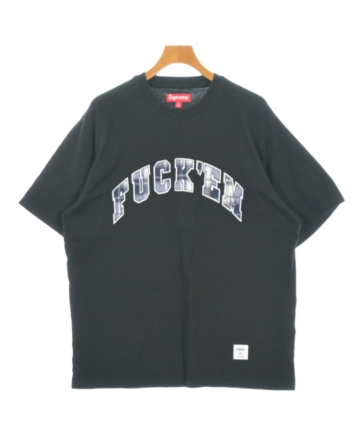 Supreme（シュプリーム）Tシャツ・カットソー 黒 サイズ:L メンズ