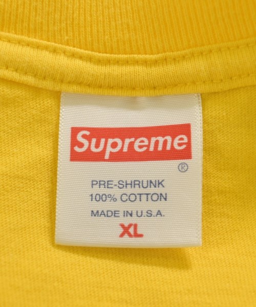 Supreme（シュプリーム）Tシャツ・カットソー 黄 サイズ:XL メンズ/2200733779053