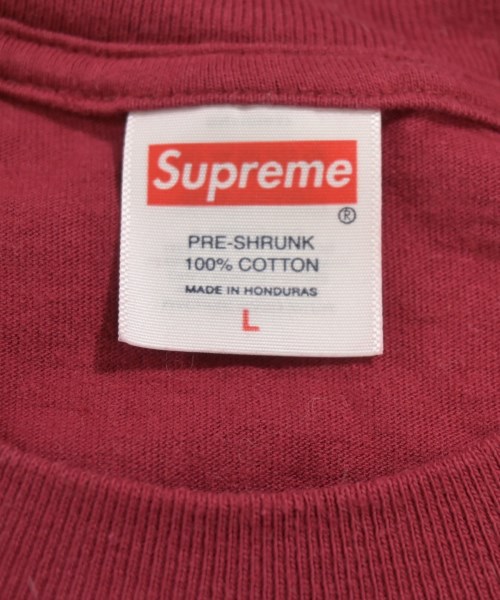 Supreme（シュプリーム）Tシャツ・カットソー 赤 サイズ:L メンズ/2200734080080