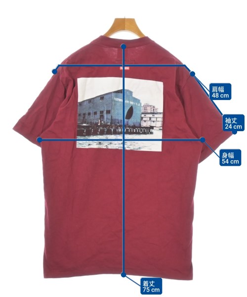 Supreme（シュプリーム）Tシャツ・カットソー 赤 サイズ:L メンズ/2200734080080