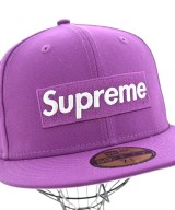 Supreme（シュプリーム）キャップ 紫 サイズ:58.7 メンズ/2200734103031