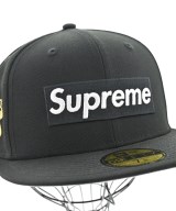 Supreme（シュプリーム）キャップ 黒 サイズ:58.7 メンズ/2200734103048