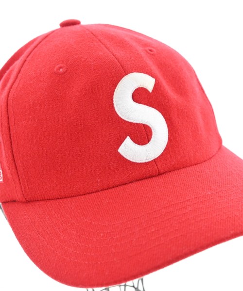 Supreme（シュプリーム）キャップ 赤 サイズ:- メンズ/2200732321109
