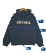 Supreme（シュプリーム）パーカー 紺 サイズ:XL メンズ/2200734671035