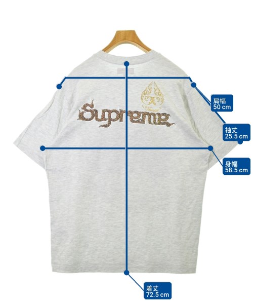 Supreme（シュプリーム）Tシャツ・カットソー グレー サイズ:L メンズ/2200735454064