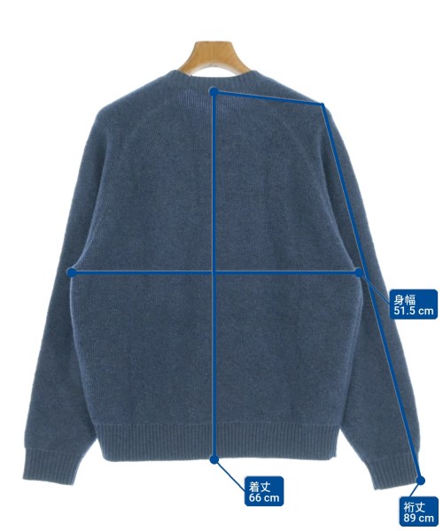 Supreme（シュプリーム）ニット・セーター 青 サイズ:M メンズ/2200736385091
