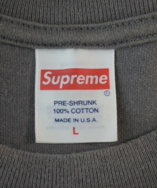 Supreme（シュプリーム）Tシャツ・カットソー グレー サイズ:L メンズ/2200735301115