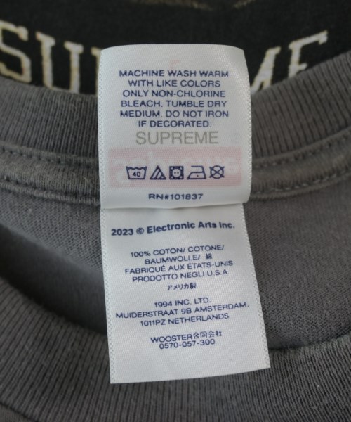 Supreme（シュプリーム）Tシャツ・カットソー グレー サイズ:L メンズ/2200735301115