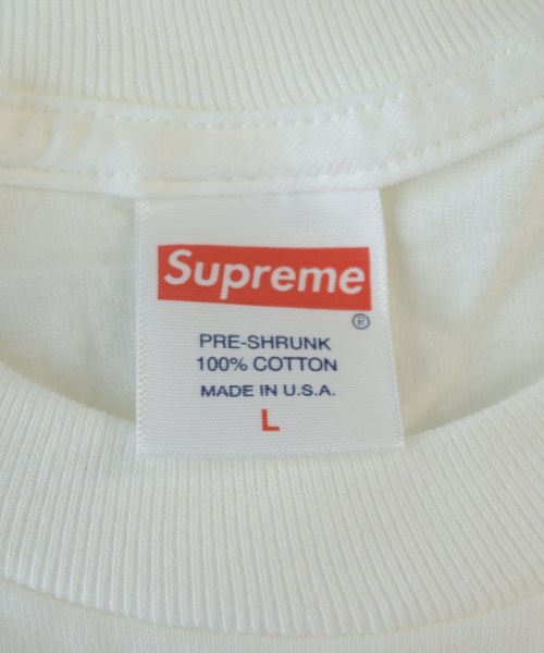 Supreme（シュプリーム）Tシャツ・カットソー 白 サイズ:L メンズ/2200737040180