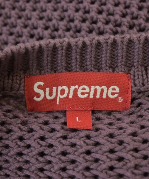 Supreme（シュプリーム）ニット・セーター 紫 サイズ:L メンズ/2200719399237