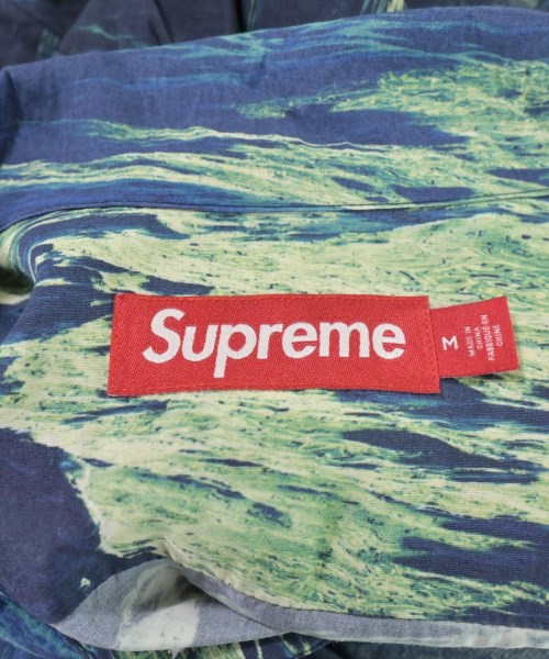 Supreme（シュプリーム）カジュアルシャツ 青 サイズ:M メンズ/2200720093063