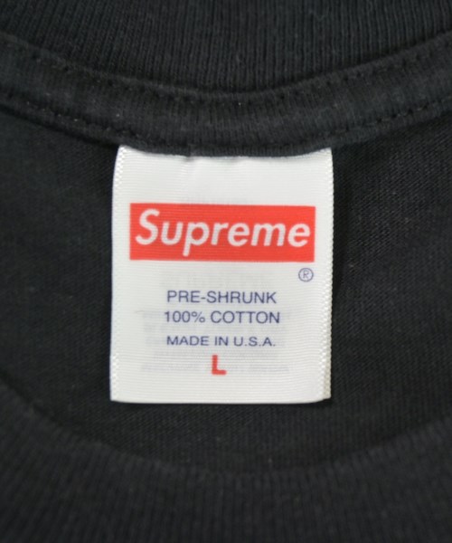 Supreme（シュプリーム）Tシャツ・カットソー 黒 サイズ:L メンズ/2200720271027