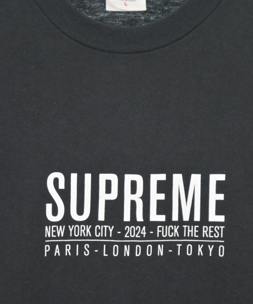 Supreme（シュプリーム）Tシャツ・カットソー 黒 サイズ:L メンズ/2200720271027